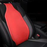 Maxbell Car Lumbar Support Cushion Automotive Accessories Universal Car Back Support Red