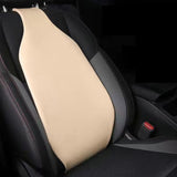 Maxbell Car Lumbar Support Cushion Automotive Accessories Universal Car Back Support Beige