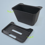 Maxbell Black under Seat Storage Box Auto Rear Middle Box Bin for Tesla Model Y