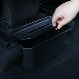 Maxbell Black under Seat Storage Box Auto Rear Middle Box Bin for Tesla Model Y