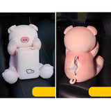 Maxbell Cartoon Car Tissue Box Trash Can Interior Decoration Car Armrest Storage Box