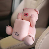 Maxbell Cartoon Car Tissue Box Trash Can Interior Decoration Car Armrest Storage Box