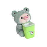 Maxbell Soft Plush Car Tissue Box Trash Bin Interior Decoration Cartoon Tissue Cover