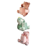 Maxbell Soft Plush Car Tissue Box Trash Can Trash Bag Interior Decoration Napkin Box Bear