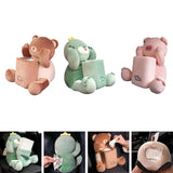 Maxbell Soft Plush Car Tissue Box Trash Can Trash Bag Interior Decoration Napkin Box Bear