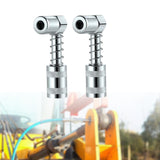 Maxbell 2 Pieces 90 Degree Grease Coupler Adapter 3 Jaw Angle Grease Fitting Tool