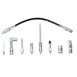 Maxbell 9 Pieces Grease Coupler Kit High Hardness Alloy Steel Greasing Accessory Kit