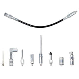 Maxbell 9 Pieces Grease Coupler Kit High Hardness Alloy Steel Greasing Accessory Kit