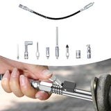 Maxbell 9 Pieces Grease Coupler Kit High Hardness Alloy Steel Greasing Accessory Kit