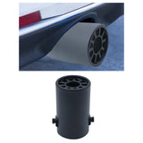 Maxbell Exhaust Muffler Universal Accessory Tail Muffler for Vehicles Truck Car Black