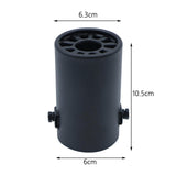 Maxbell Exhaust Muffler Universal Accessory Tail Muffler for Vehicles Truck Car Black