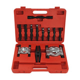 Maxbell Bearing Seperator Remover Tool Kit 35-75mm splitters Accessories Alloy Steel Set of 12Pcs