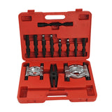 Maxbell Bearing Seperator Remover Tool Kit 35-75mm splitters Accessories Alloy Steel Set of 12Pcs