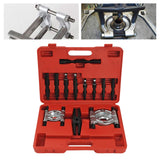 Maxbell Bearing Seperator Remover Tool Kit 35-75mm splitters Accessories Alloy Steel Set of 12Pcs