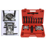 Maxbell Bearing Seperator Remover Tool Kit 35-75mm splitters Accessories Alloy Steel Set of 12Pcs