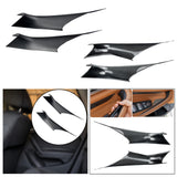 Maxbell Inside Door Handle Trims Panel Cover for BMW 5 Series G30 G38 2018-2023 Black