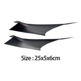 Maxbell Inside Door Handle Trims Panel Cover for BMW 5 Series G30 G38 2018-2023 Black