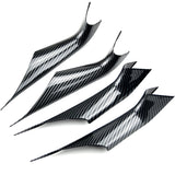 Maxbell Inside Door Handle Trims Panel Cover for BMW 5 Series G30 G38 2018-2023 Carbon Fiber Pattern