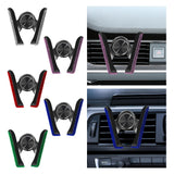Maxbell Car Phone Holder Hands Free Rhinestone Interior Accessories for Vehicle White