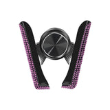 Maxbell Car Phone Holder Hands Free Rhinestone Interior Accessories for Vehicle Pink