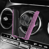 Maxbell Car Phone Holder Hands Free Rhinestone Interior Accessories for Vehicle Pink