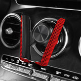 Maxbell Car Phone Holder Hands Free Rhinestone Interior Accessories for Vehicle Red