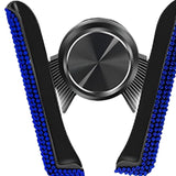 Maxbell Car Phone Holder Hands Free Rhinestone Interior Accessories for Vehicle Blue