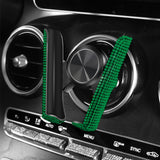 Maxbell Car Phone Holder Hands Free Rhinestone Interior Accessories for Vehicle Green