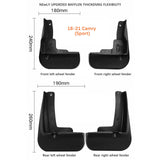 Maxbell 4x Front and Rear Mud Flaps Automotive Fender for Toyota XV70 Flexible