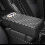 Maxbell Armrest Box Mats Multifunctional with Storage Pocket Universal Arm Rest Pad black