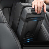 Maxbell Armrest Box Mats Multifunctional with Storage Pocket Universal Arm Rest Pad black