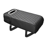 Maxbell Armrest Box Mats Multifunctional with Storage Pocket Universal Arm Rest Pad black