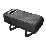 Maxbell Armrest Box Mats Multifunctional with Storage Pocket Universal Arm Rest Pad black