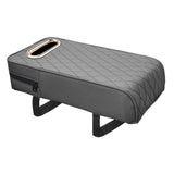 Maxbell Armrest Box Mats Multifunctional with Storage Pocket Universal Arm Rest Pad grey