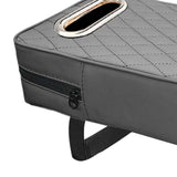 Maxbell Armrest Box Mats Multifunctional with Storage Pocket Universal Arm Rest Pad grey