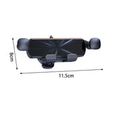 Maxbell Car Phone Holder Anti Slip Stable Rotatable Automobile Air Vent Phone Holder Black