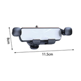 Maxbell Car Phone Holder Anti Slip Stable Rotatable Automobile Air Vent Phone Holder White