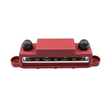 Maxbell Power Distribution Block Bus Bar Terminal Block for Solar Wiring Marine Black Red M10 3 8