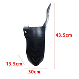Maxbell Motorcycle Mud Flap Rear Wheel Accessory Splash Guard for Click 150 125 black