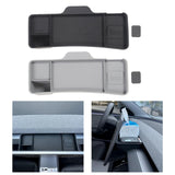 Maxbell Center Console Organizer Tray Screen Rear Phone Holder Tray for Model 3 Black