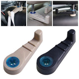 Maxbell Car Headrest Hidden Hook Durable Storage Organizer for Grocery Coat Bag Beige