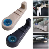 Maxbell Car Headrest Hidden Hook Durable Storage Organizer for Grocery Coat Bag Beige