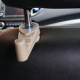 Maxbell Car Headrest Hidden Hook Durable Storage Organizer for Grocery Coat Bag Beige