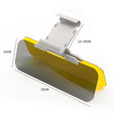 Maxbell 2 in 1 Car Anti Glare Sun Visor Extension for Safer Driving Sturdy 32cmx11cm