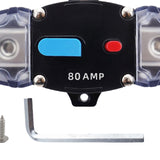 Maxbell Circuit Breaker with Manual Reset Button 12V-48V for Ships Rvs 80A