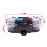 Maxbell Circuit Breaker with Manual Reset Button 12V-48V for Ships Rvs 100A