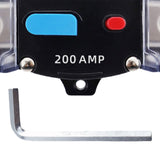 Maxbell Circuit Breaker with Manual Reset Button 12V-48V for Ships Rvs 200A