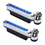 Maxbell 2 Pieces Car LED Wind Powered Vehicle Lights Automobile Day Time Headlight Blue