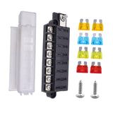 Maxbell 8 Way Fuse Holder RV Yacht Fuse Box for RV Agricultural Vehicles