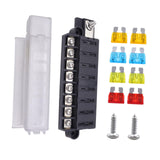 Maxbell 8 Way Fuse Holder RV Yacht Fuse Box for RV Agricultural Vehicles